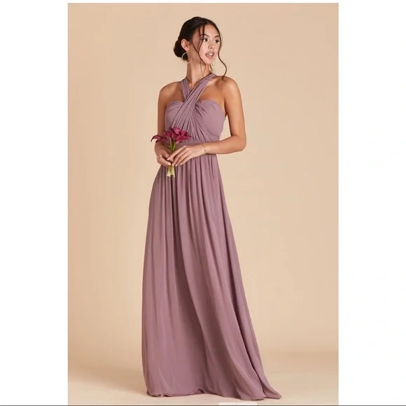 Birdie Grey Grace Convertible Dress in Dark Mauve - Picture 4 of 7